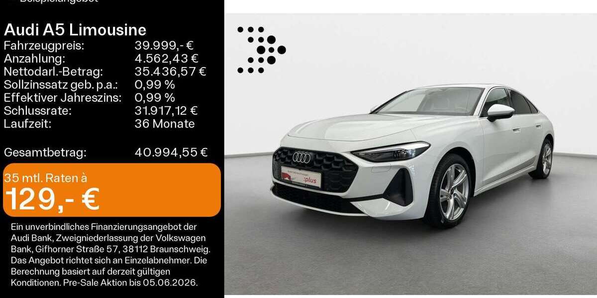 Audi A5 32.100 km 39.999 &euro; Linsengericht 63589