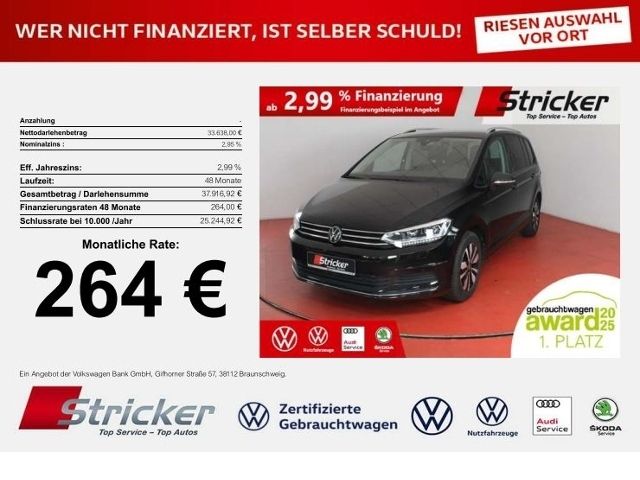 VW Touran 25.348 km 33.638 &euro; Detmold 32760
