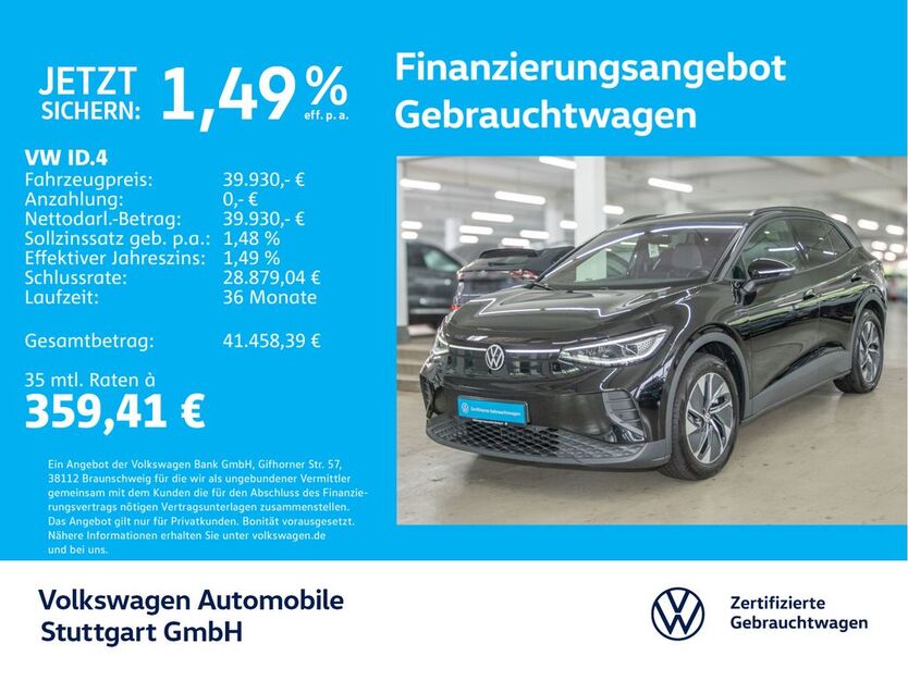 VW ID.4 7.756 km 39.930 € Stuttgart-Wangen 70188