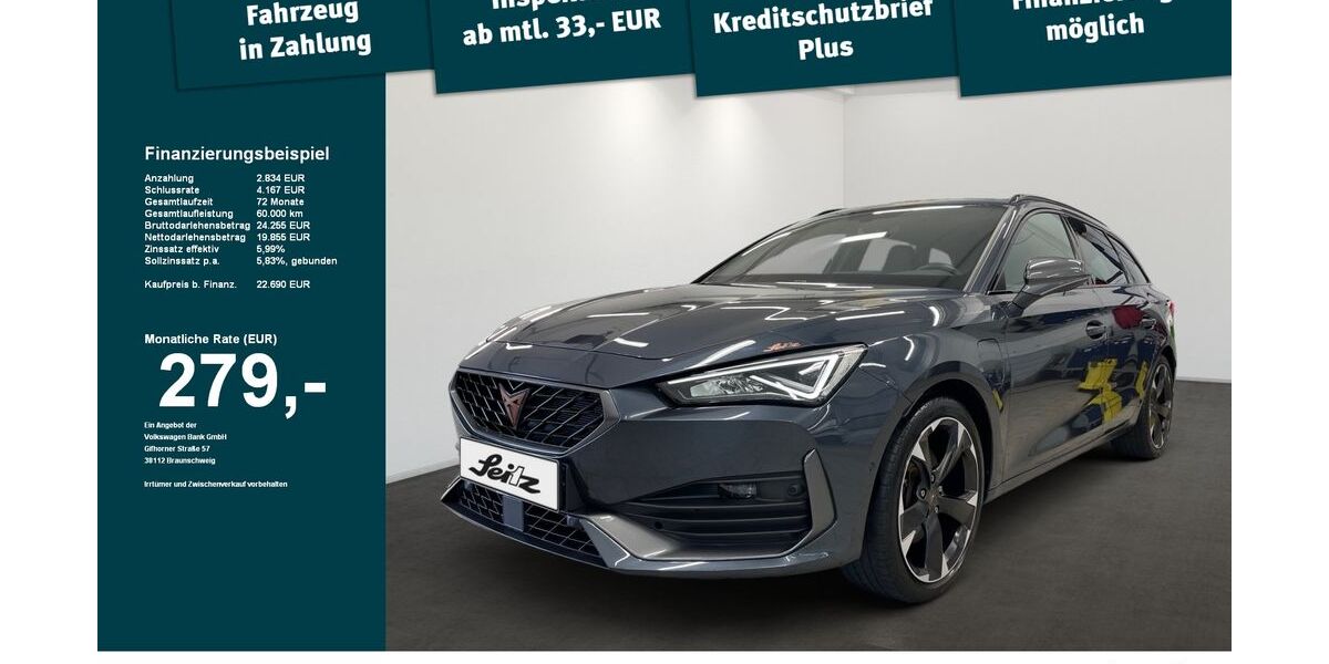 Cupra Leon 63.875 km 22.310 &euro; Memmingen 87700