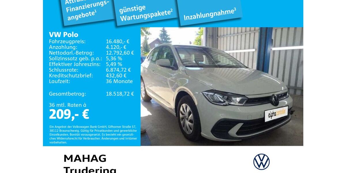 VW Polo 23.928 km 16.480 &euro; München 81825