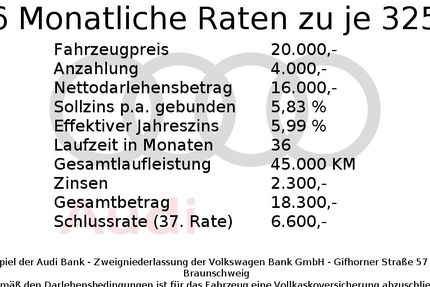 Audi A1 81.951 km 20.000 € Sankt Augustin-Menden 53757
