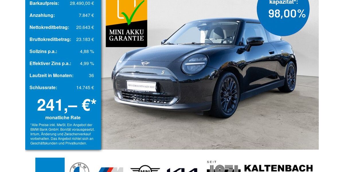 Mini Cooper SE 21.363 km 28.490 &euro; Waldbröl 51545