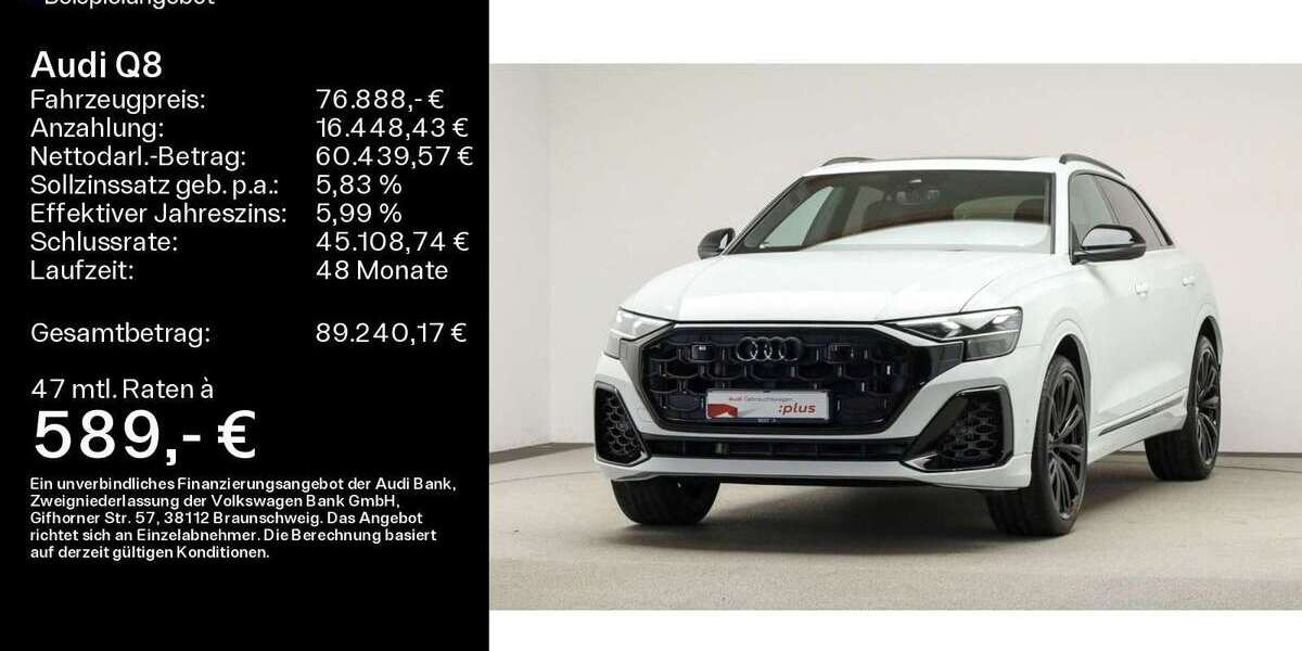 Audi Q8 12.500 km 76.888 &euro; Mühlheim a. Main 63165