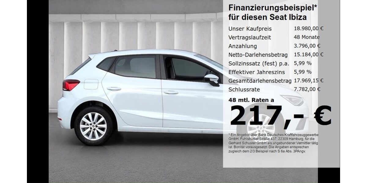 Seat Ibiza 13.191 km 18.980 &euro; Ruhstorf 94099