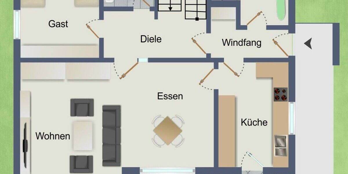 Einfamilienhaus Vöhringen - 6 Zimmer, 150 m&sup2;, 485.000&euro; | Angebot:26834672