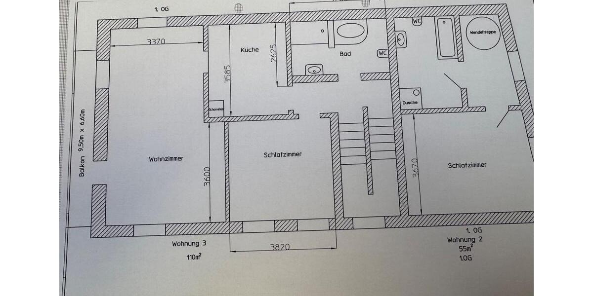 Etagenwohnung Steinbach-Hallenberg Hallenberg - 4 Zimmer, 125 m&sup2;, 870&euro; | Angebot:25823764