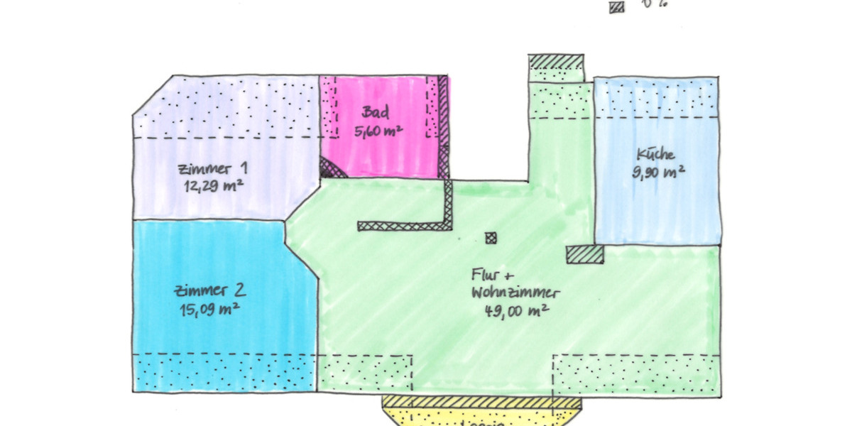 Dachgeschoßwohnung Neuenhagen bei Berlin - 3 Zimmer, 95 m&sup2;, 1.500&euro; | Angebot:25923540