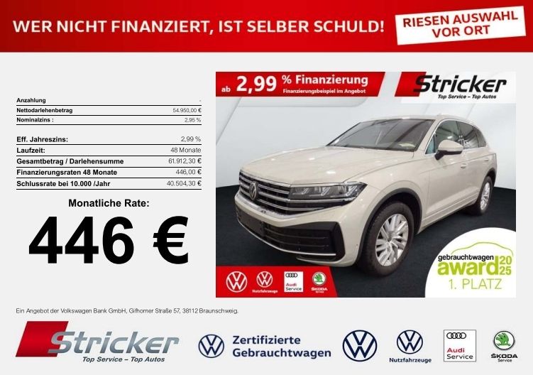 VW Touareg 25.095 km 54.949 &euro; Horn-Bad Meinberg 32805