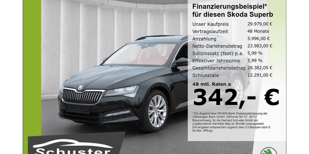 Skoda Superb 35.019 km 29.979 &euro; Ruhstorf 94099