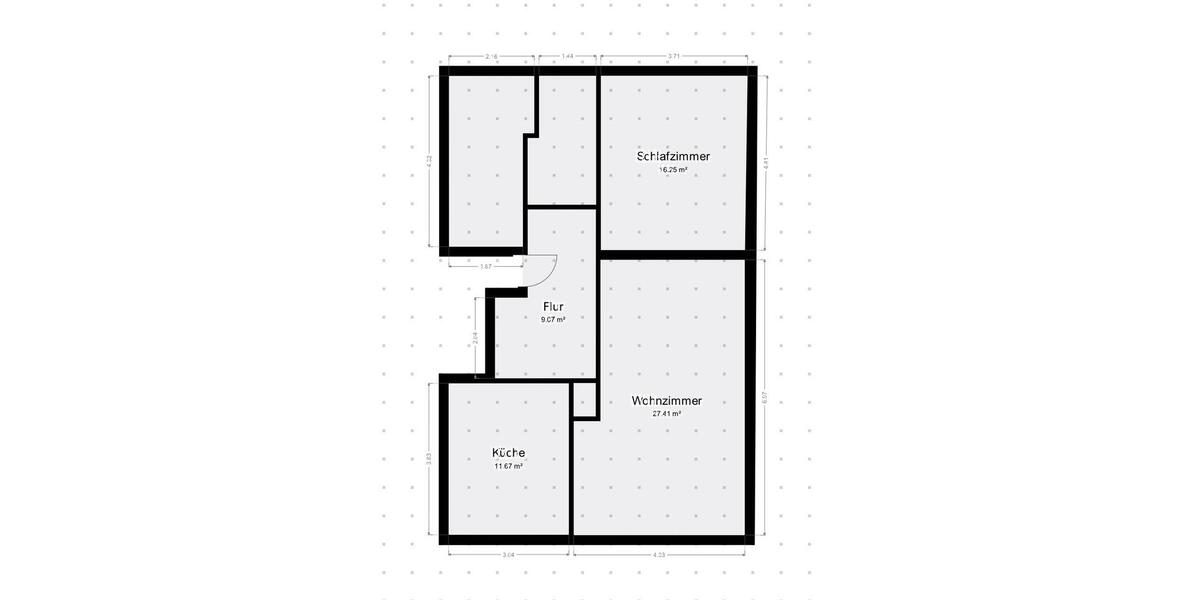 Dachgeschoßwohnung Langwedel - 2.5 Zimmer, 75 m&sup2;, 700&euro; | Angebot:25948841