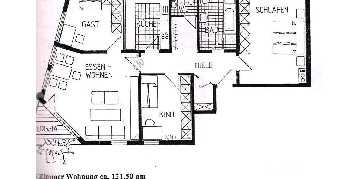 Etagenwohnung Dudenhofen - 4 Zimmer, 121 m&sup2;, 325.000&euro; | Angebot:26762922