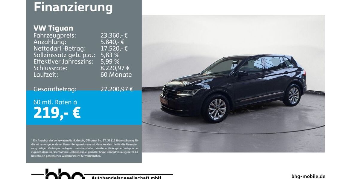 VW Tiguan 83.275 km 21.990 &euro; Ettlingen 76275