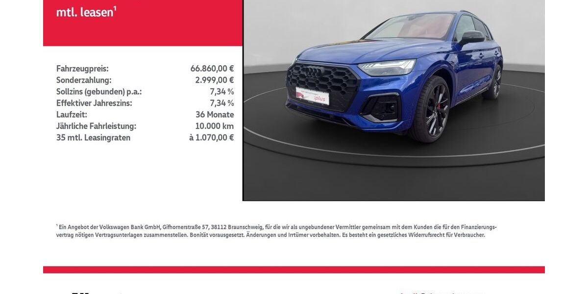 Audi Q5 21.387 km 66.860 &euro; Mühlhausen/Thüringen 99974