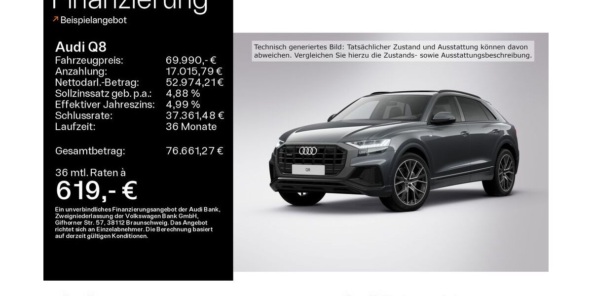Audi Q8 79.222 km 65.770 &euro; Hofheim 65719