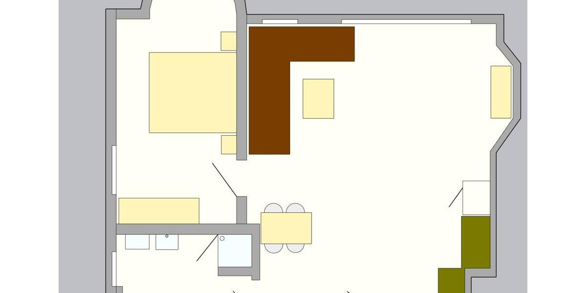 Etagenwohnung Freystadt - 2 Zimmer, 48 m&sup2;, 480&euro; | Angebot:25099870