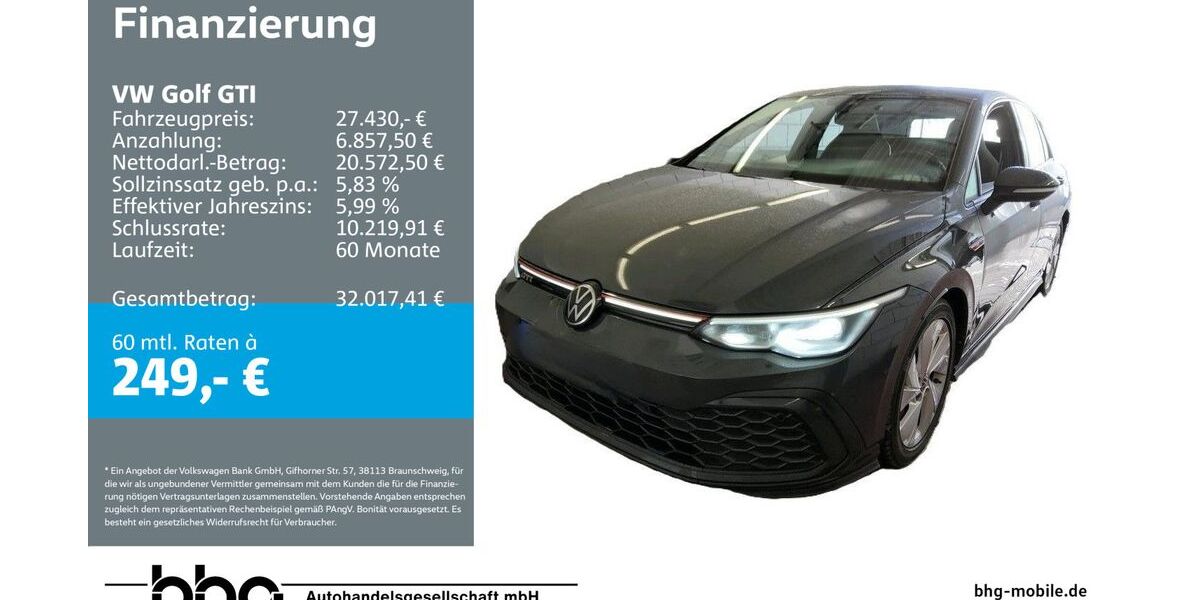 VW Golf 76.309 km 27.430 &euro; Kehl 77694