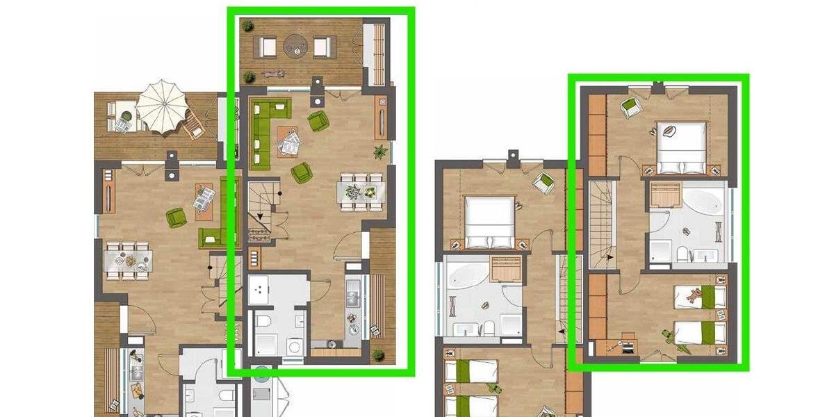 Doppelhaushälfte Kappeln - 1 Zimmer, 85 m&sup2;, 495.000&euro; | Angebot:27184372