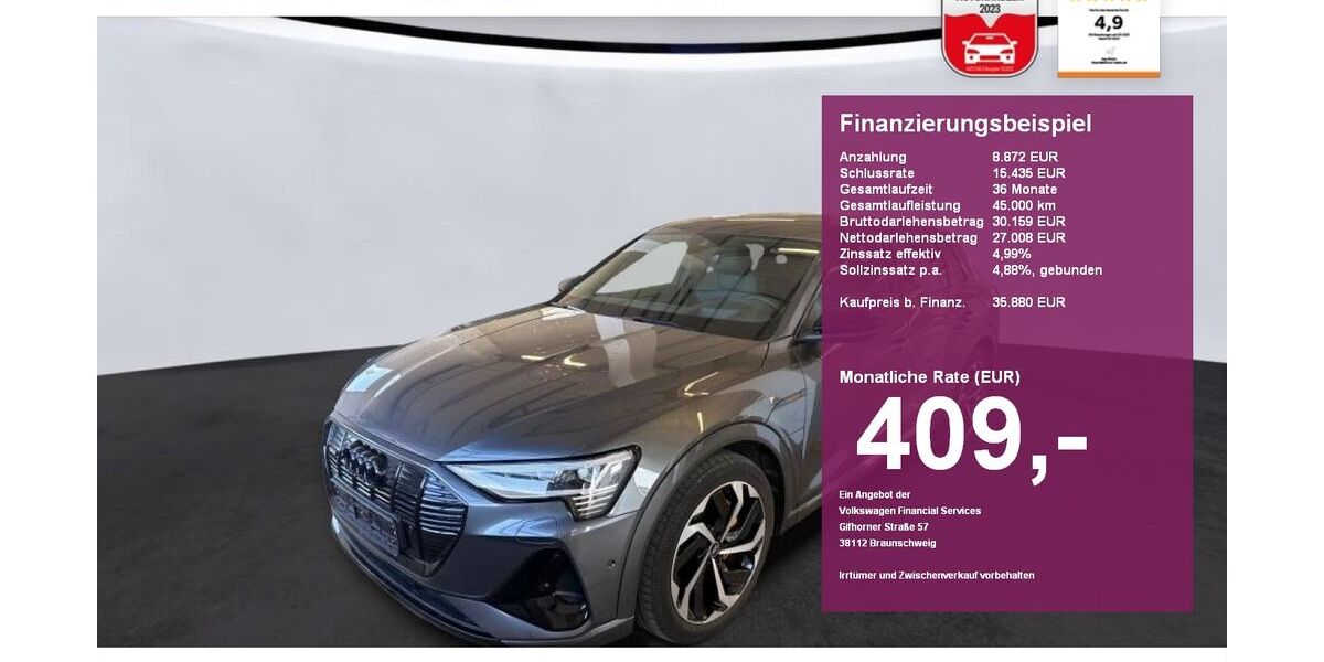 Audi e-tron 46.900 km 36.420 &euro; Albbruck 79774