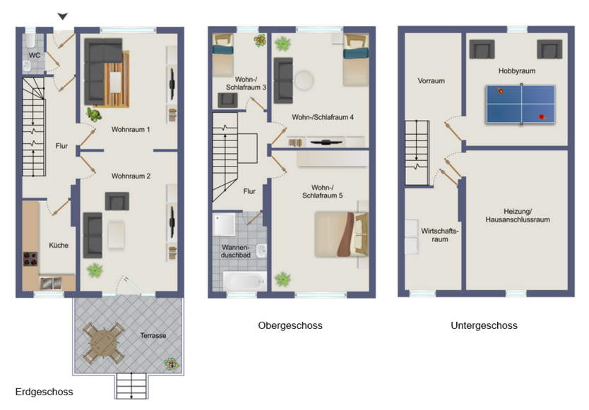 Haus zum Kaufen in Berlin 892.000 € 116.16 m²