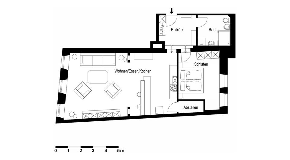 Etagenwohnung Landsberg am Lech Ellighofen - 2 Zimmer, 76 m&sup2;, 1.750&euro; | Angebot:26420655
