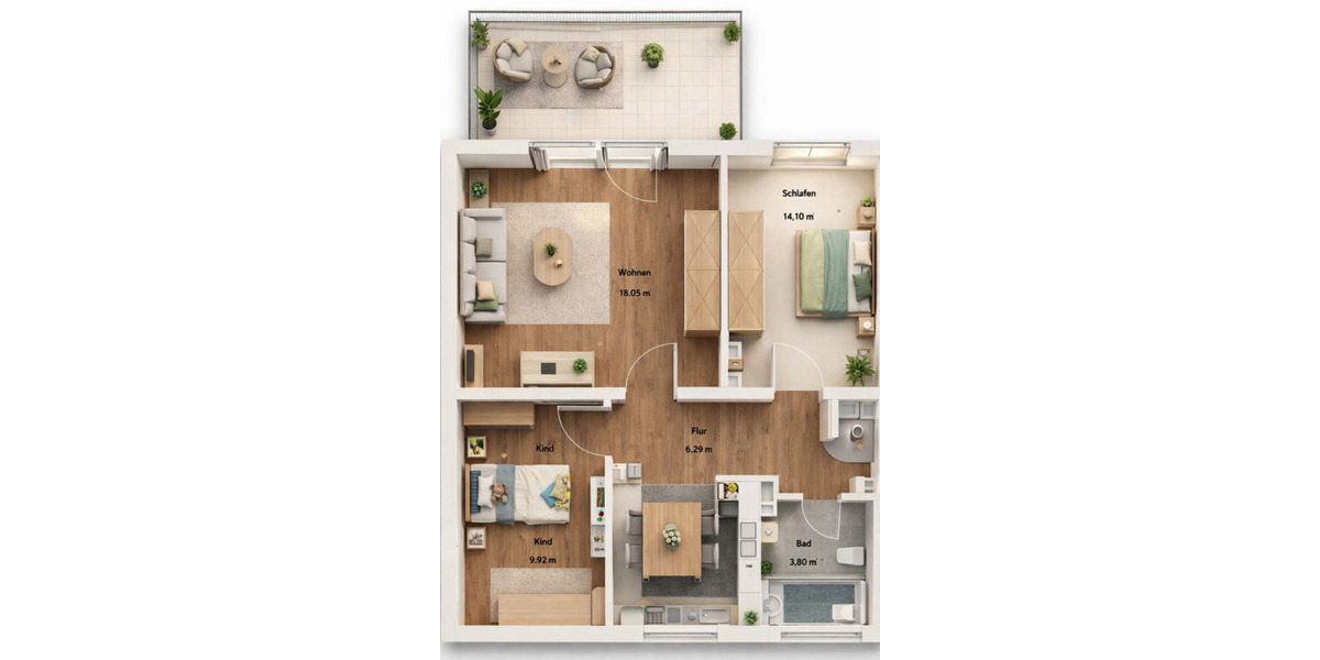 Kapitalanlage mit Plan – sorgenfrei investieren in Top-Lage von C 3 zimmer