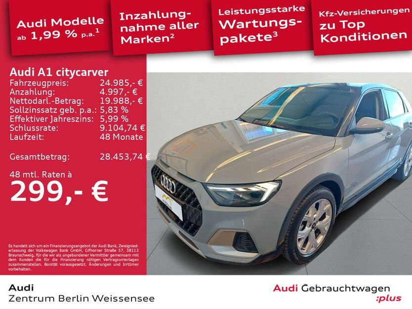 Audi A1 28.684 km 24.985 € Berlin 13088