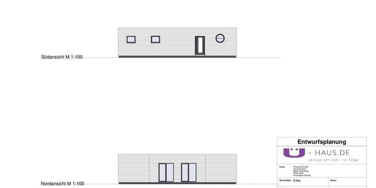 Ü-Tiny - Einzugsfertiger Neubau inkl. Fundament & KfW40 3 zimmer