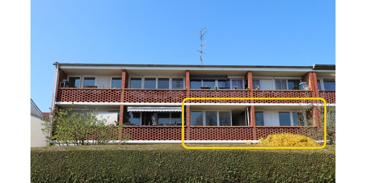 * Blick ins Grüne * ruhige 2-Zimmer-Wohnung * 2 sonnige Balkone * 1 Stellplatz * zentrumsnah * - Etagenwohnung Germering | Angebot:26677727