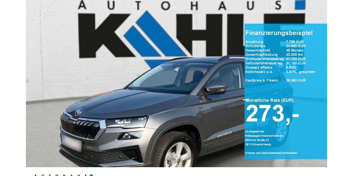 Skoda Karoq 5.000 km 38.990 &euro; Nienburg 31582