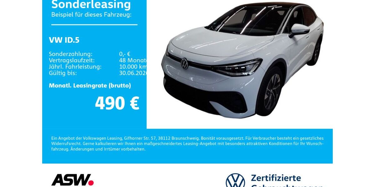 VW ID.5 16.900 km 40.930 &euro; Neckarsulm 74172