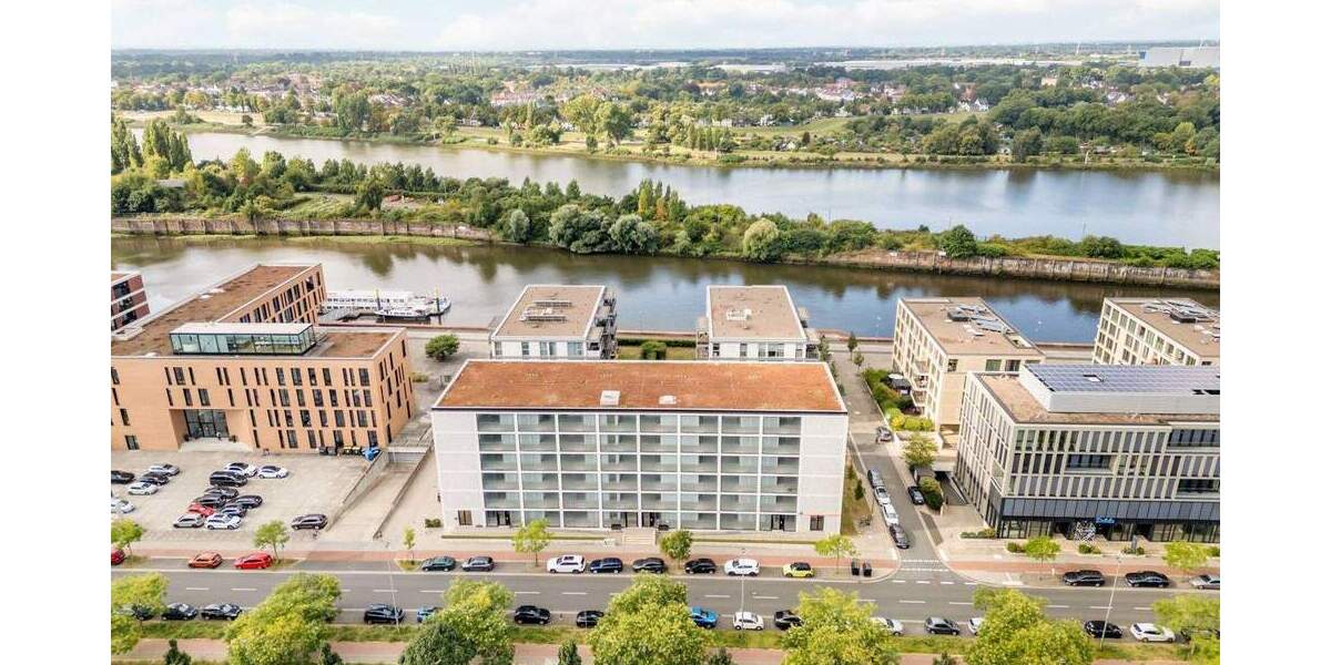 Etagenwohnung Bremen Handelshäfen - 2 Zimmer, 51 m&sup2;, 774&euro; | Angebot:25736381