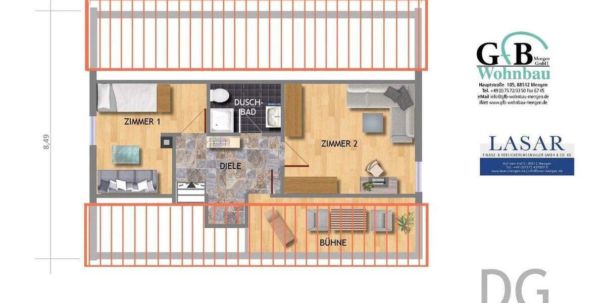 Einfamilienhaus Mengen - 7 Zimmer, 107 m&sup2;, 295.000&euro; | Angebot:25728669