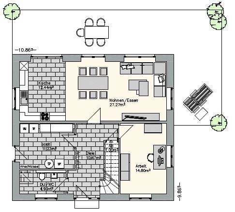 Einfamilienhaus Dülmen - 6 Zimmer, 152 m&sup2;, 415.280&euro; | Angebot:26657402