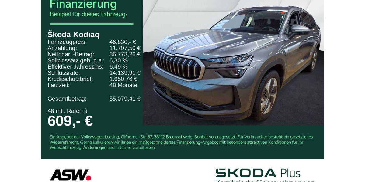 Skoda Kodiaq 19.300 km 46.830 &euro; Heilbronn 74076