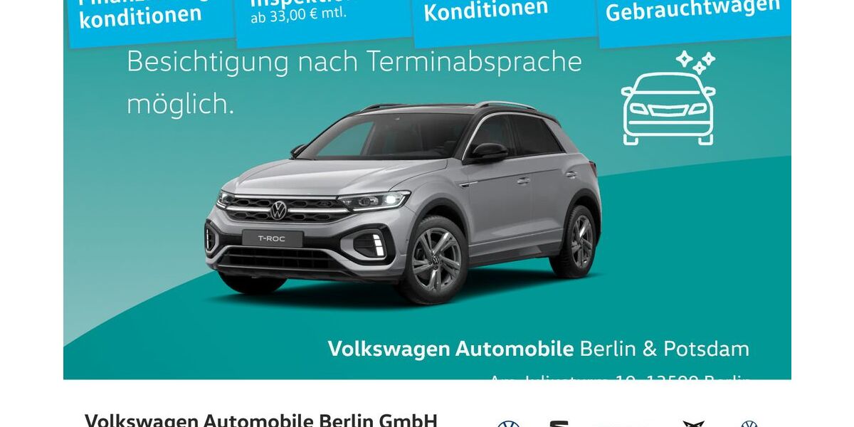 VW T-Roc 6.090 km 37.950 &euro; Berlin 13599