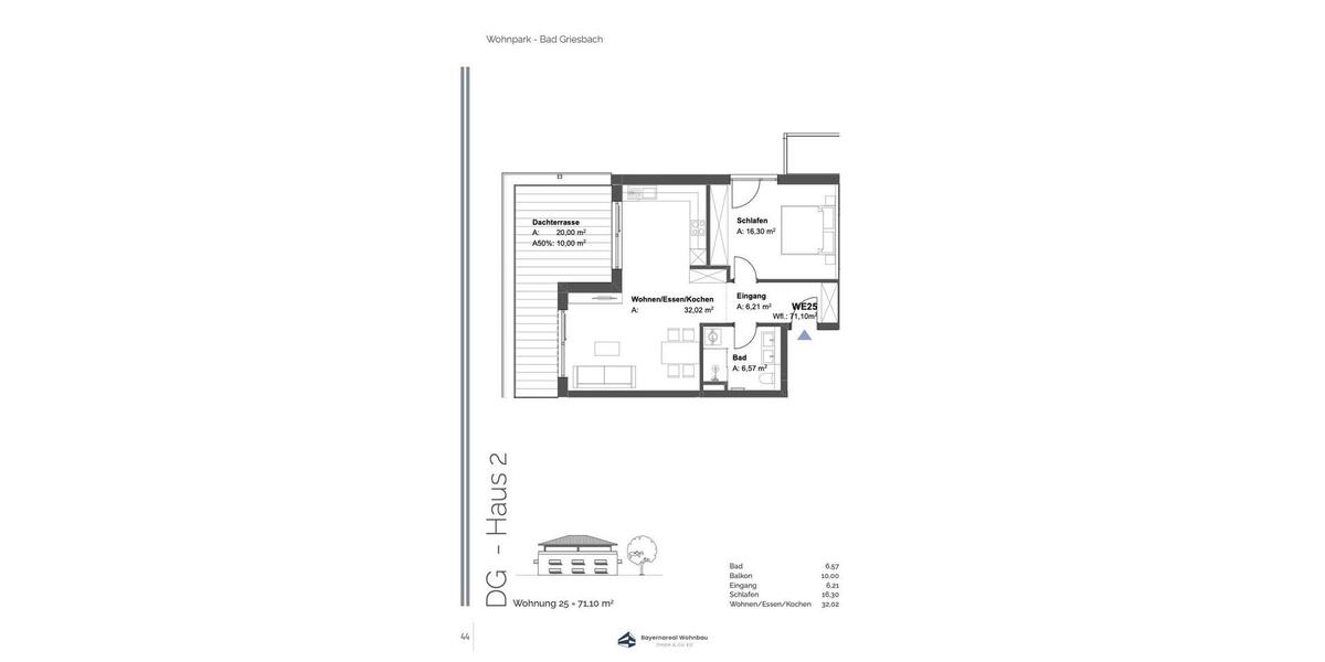 Einfamilienhaus Bad Griesbach im Rottal - 2 Zimmer, 71 m&sup2;, 855&euro; | Angebot:21898945