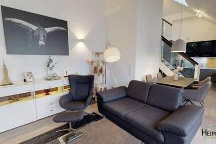 Moderne & edle Dachgeschosswohnung mit großem SÜD-Balkon (19m²) - 5 Gehminuten vom Feldmochinger See 2 zimmer