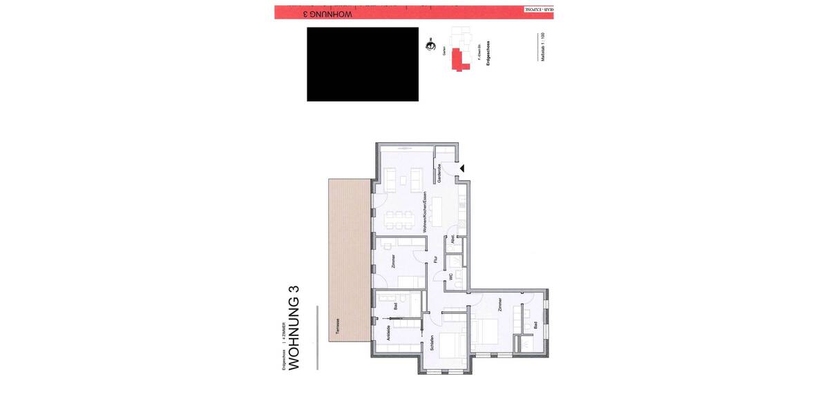 Terrassenwohnung Weimar Nordvorstadt - 4 Zimmer, 131 m&sup2;, 575.000&euro; | Angebot:20957835