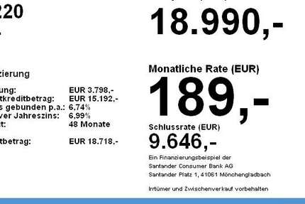 Mercedes-Benz C 220 115.907 km 18.990 &euro; Kaufbeuren 87600