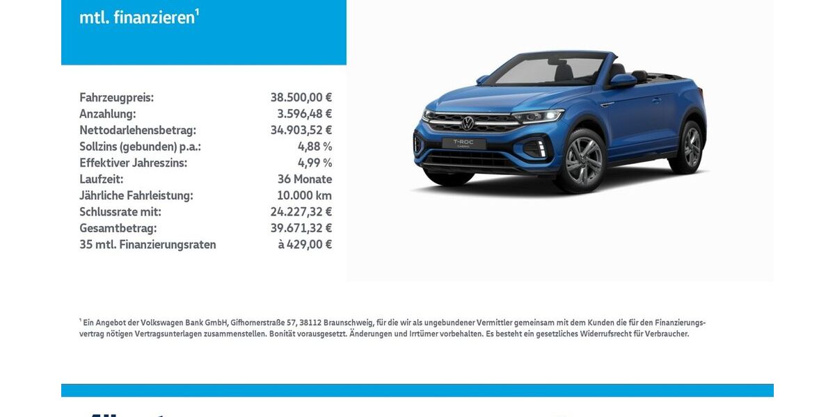 VW T-Roc 18.400 km 38.500 &euro; Mühlhausen/Thüringen 99974