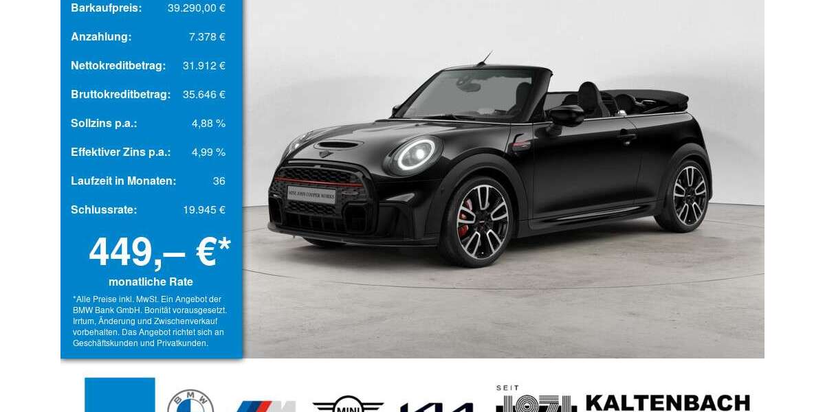 Mini John Cooper Works Cabrio 8.365 km 39.290 &euro; Meinerzhagen 58540