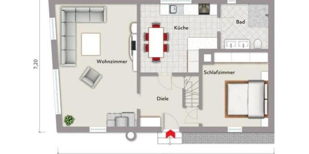 Erdgeschoßwohnung Forst - 2 Zimmer, 81 m&sup2;, 920&euro; | Angebot:24842338