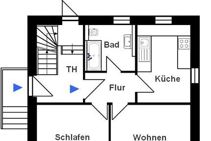 Gemütliche helle 2 Raumwohnung in Großröhrsdorf 2 zimmer