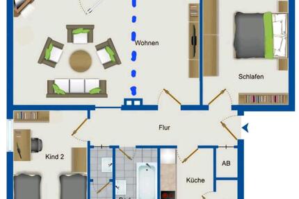 Wohnung Geretsried - 4 Zimmer, 84 m&sup2;, 369.000&euro; | Angebot:26823829