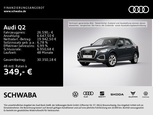Audi Q2 28.300 km 26.590 € Gersthofen 86368
