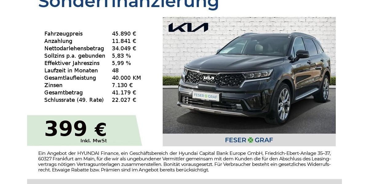 Kia Sorento 27.196 km 45.790 &euro; Schwabach 91126
