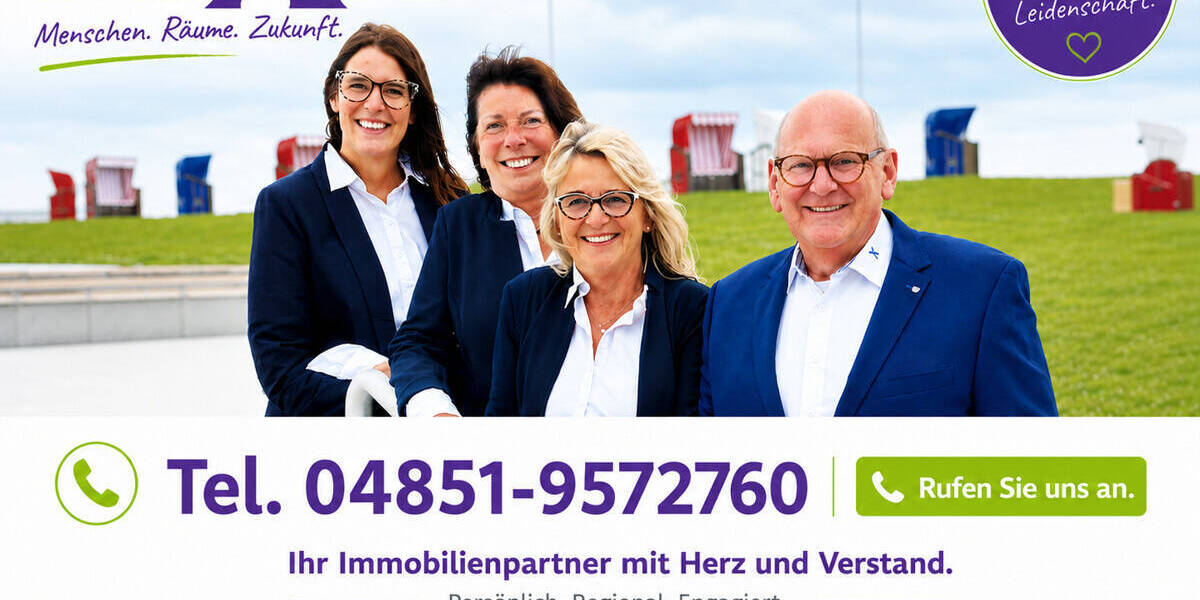 Etagenwohnung Brunsbüttel - 5 Zimmer, 100 m&sup2;, 189.900&euro; | Angebot:26826798