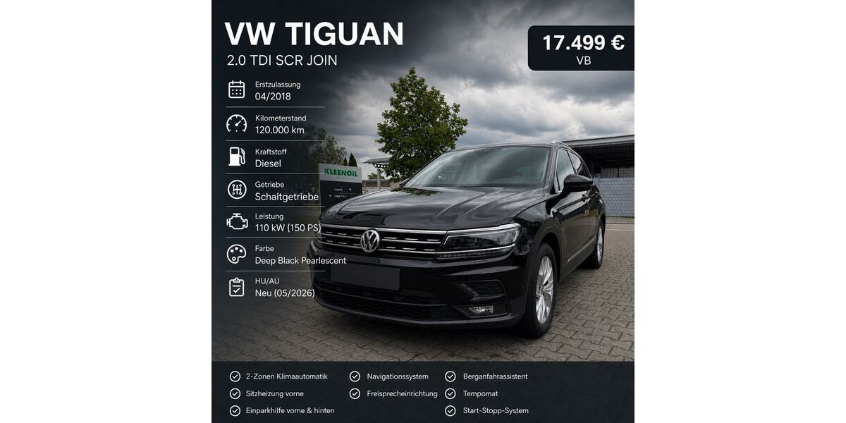 VW Tiguan 120.000 km 17.499 &euro; Dogern 79804