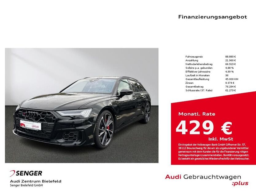 Audi S6 9.427 km 88.880 € Bielefeld 33609